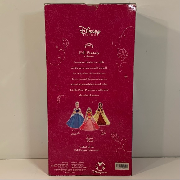 DISNEY PRINCESS FALL FANTASY COLLECTION CINDERELLA DOLL DISNEY STORE EXCLUSIVE - Picture 2 of 8